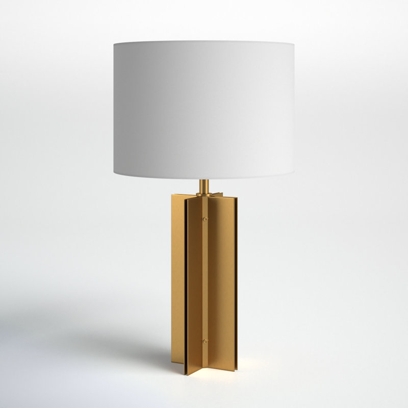 Cityside Metal Table Lamp, Gold