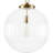 1-light Ribbed Glass Single Pendant-1277257772