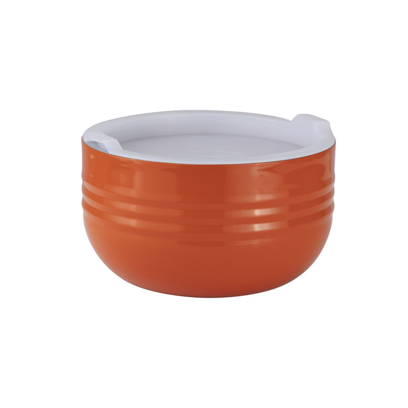 Bon Chef Stainless Steel Salad Bowl, Orange