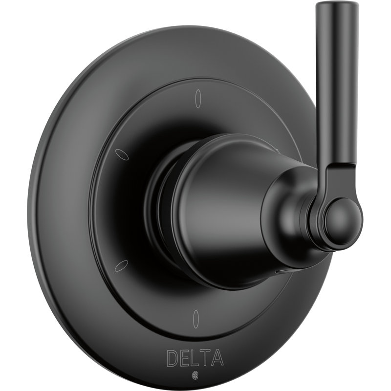 Garniture de dérivation à 3 réglages SAYLOR ™ à 6 ports, Noir mat