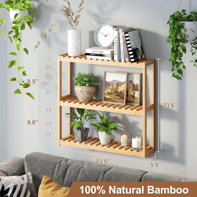 Jahaud 3 Piece Accent Shelf, 23.6" H x 23.5" W x 5.9" D