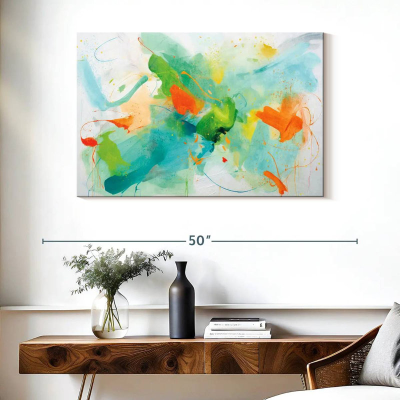 Couleurs d'été ludiques, H 26 po x l 39 po
