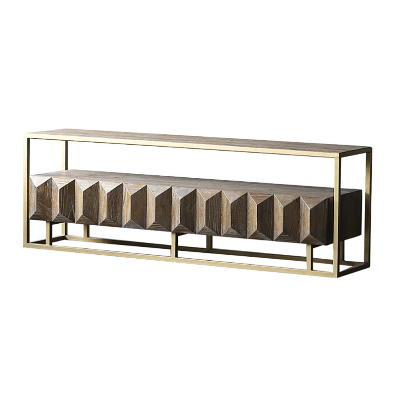 Bradninch 180cm Solid Wood Top Console Table