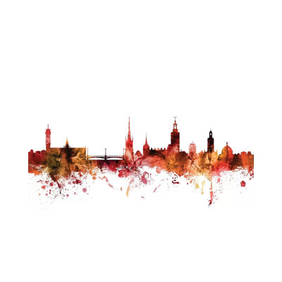 Stockholm, Sweden Skyline by Michael Tompsett - 1 Piece Wrapped Canvas Wall Art
