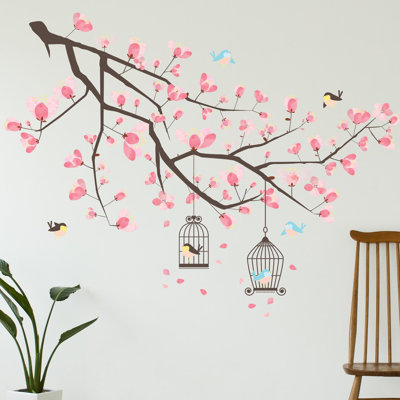 Branch Cherry Blossom Floral Wall Sticker