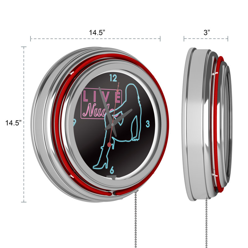 Horloge murale 14,5 "Shadow Babes Series