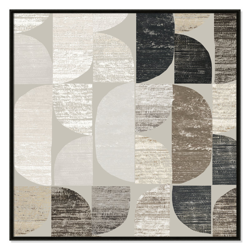 Shape and Form I - Square Version Print par Tom Reeves, Espresso, H 37,5 po x l 37,5 po