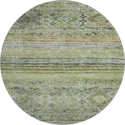 Premium Machine Washable Jaylin AMF1219 Global Rug