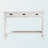 Jahkeim White Finish 3-Drawer Entryway Console Table in French Style, 31.83" H X 45.07" W X 12.85" D-1725133309
