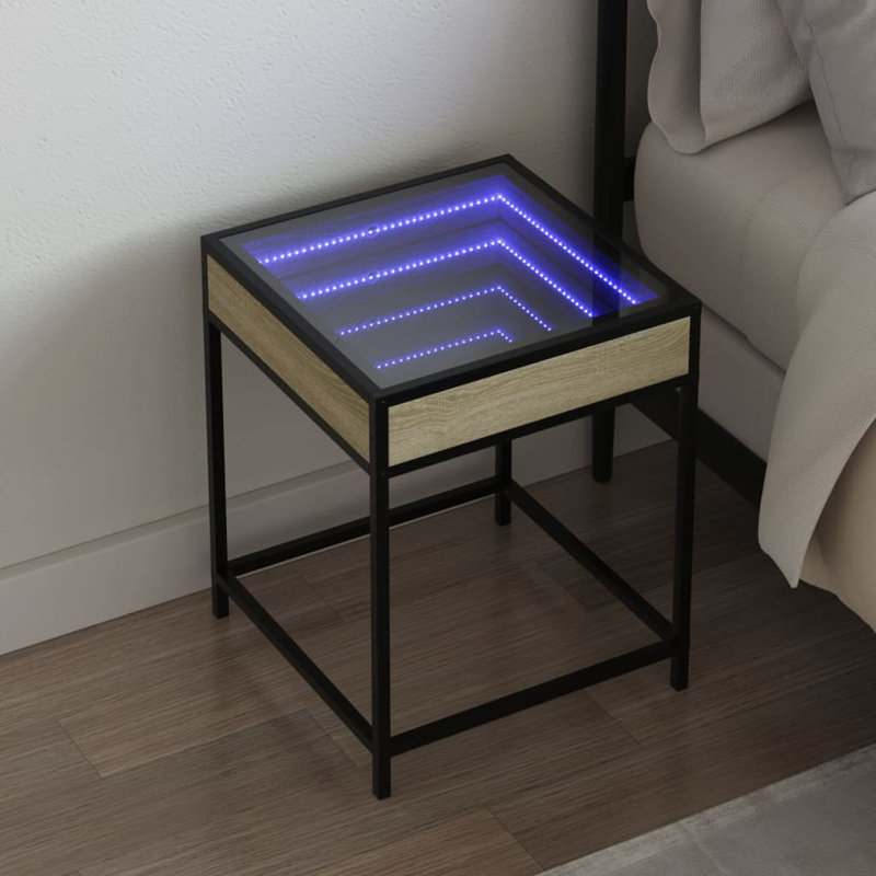 Adisan 40cm W Bedside Table, Sonoma Oak