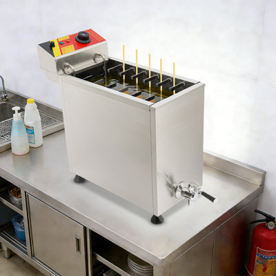 Commercial Electric Deep Fryer With 12 Hooks