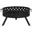 Gayle Fire Pit with Poker XXL Steel-648277823