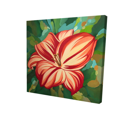 Blooming Daylilies - Floral Canvas for Bedroom Decor