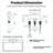 Widespread Bathroom Faucet 3 Hole, 2-Handle Bathroom Sink Faucet with Drain Assembly-120542226