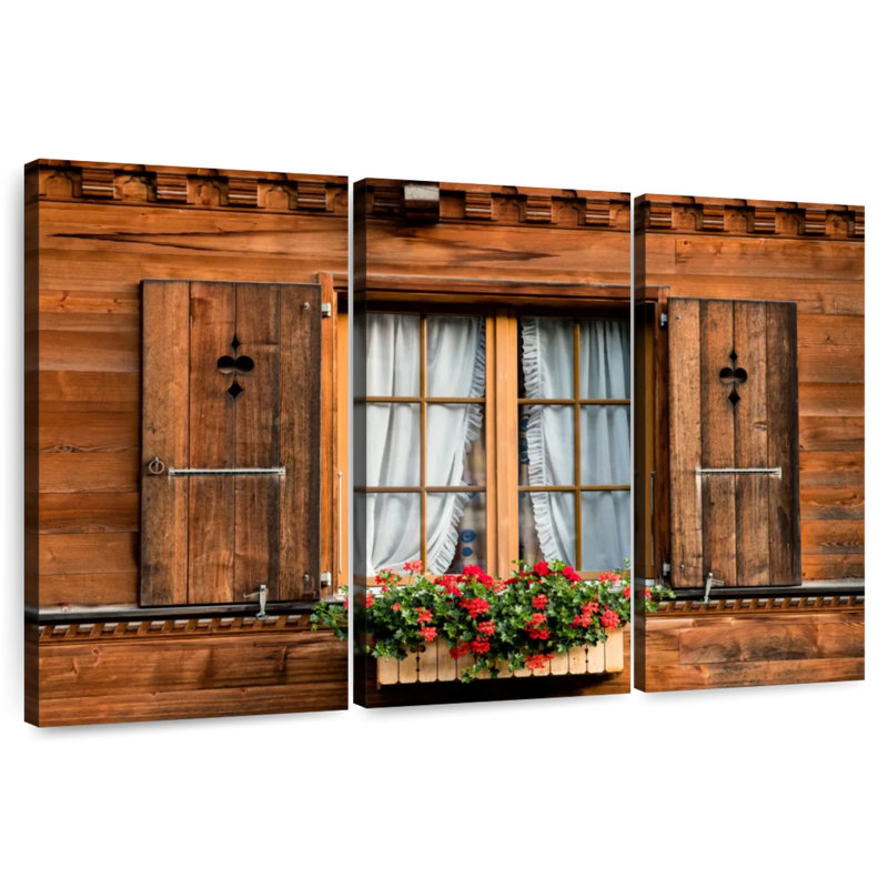 Lilie House Window, 20" H x 33" W