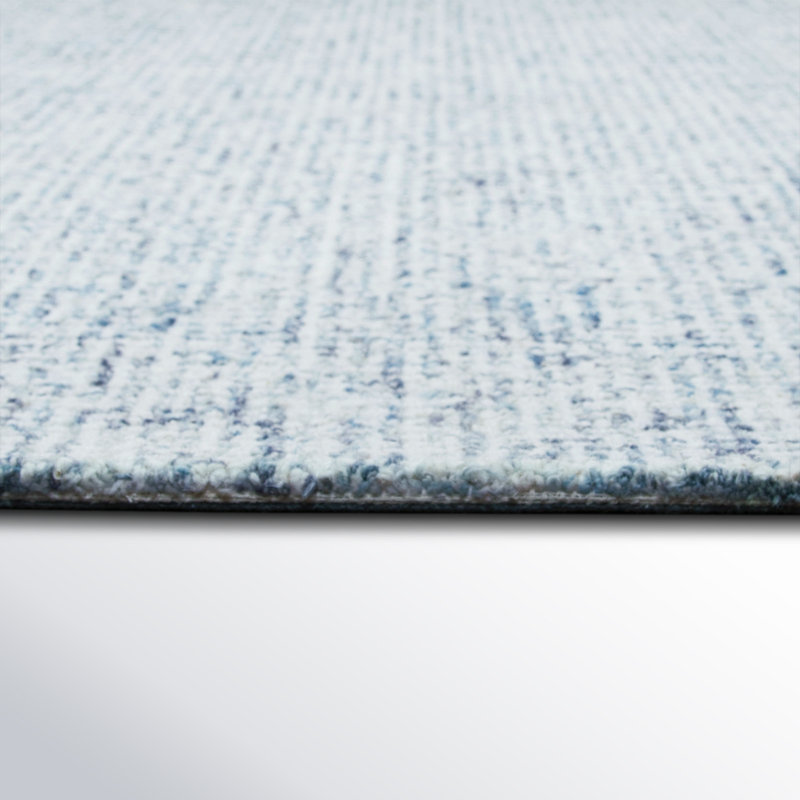 Tapis en laine tissé à la main Britley, Rectangle 6 pi 6 po x 9 pi 6 po