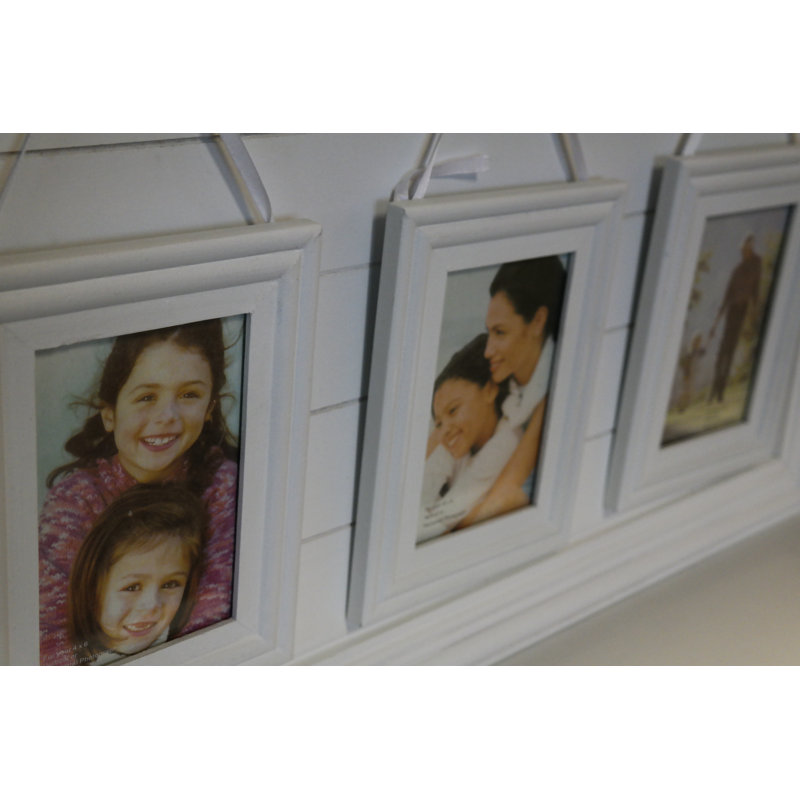 Pam White Wood Picture Frame