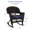 Chaise berçante en osier Raenesha-21220066-21220061
