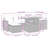 Vidaxl Garden Sofa Set Black