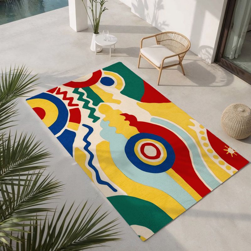 Tapis intérieur et extérieur Shiny Glow, Rectangulaire 2 pi x 3 pi