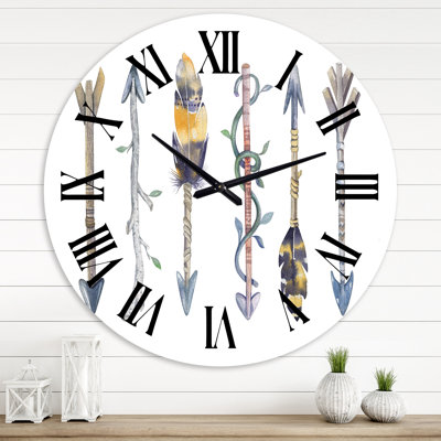 Horloge murale bohème et éclectique