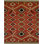 Wool Southwestern Area Rug in Red