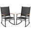 Chaises berçantes de patio pour 2 personnes-1895964414