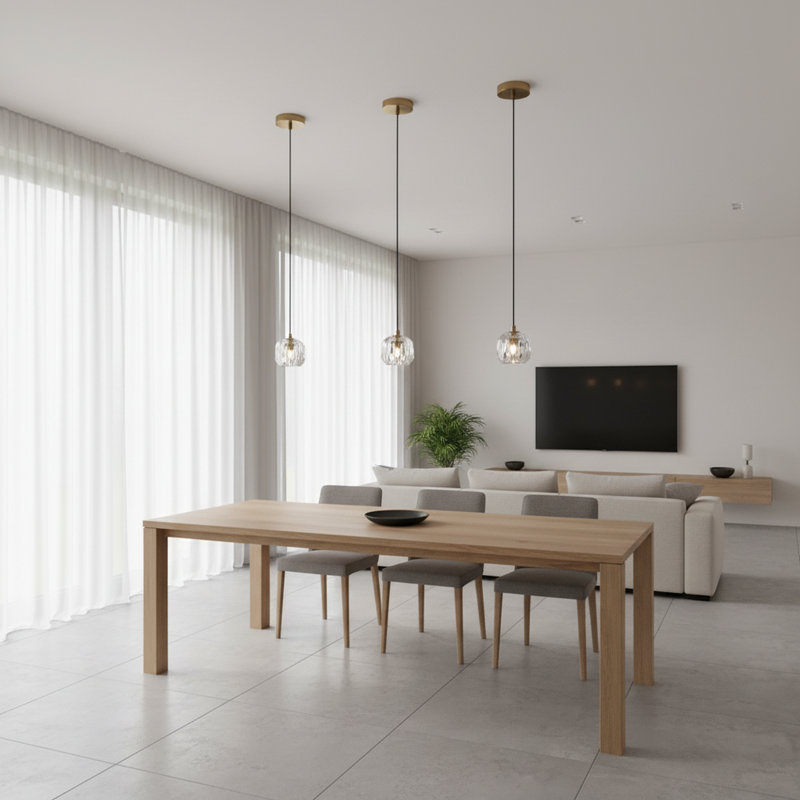 Evelore 1 - Light Unique/Statement Pendant, Brass