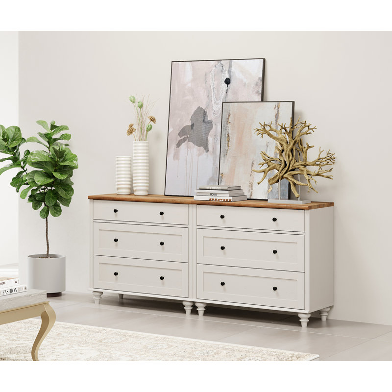 Keyla 6 Drawer Double Dresser