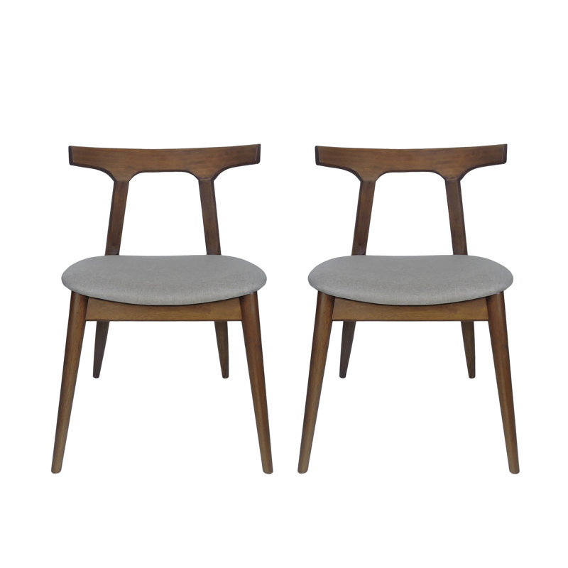 Faulkstick Wing Back Side Chairs (Set of 2), Light Gray