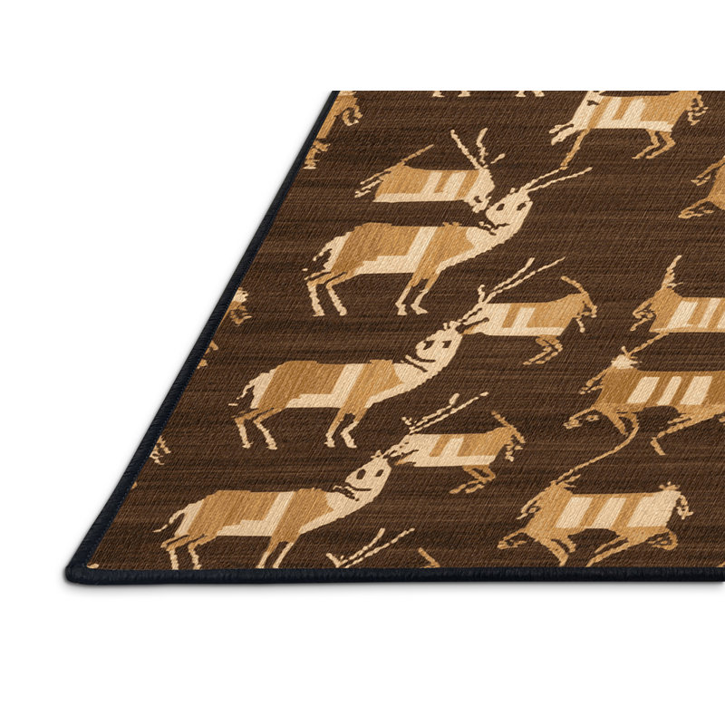  Tapis lavable Dorcas Gazelle, Carré 4 pi