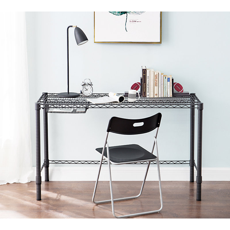 Suprima Heavy Duty Desk, Gunmetal Gray