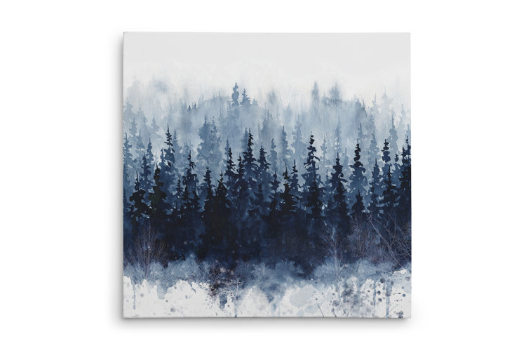 'Indigo Forest' - Print on Canvas