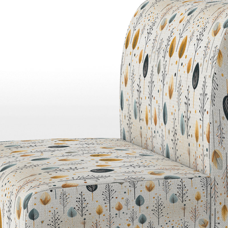 Minimalisme - Fauteuil de chambre rembourré beige