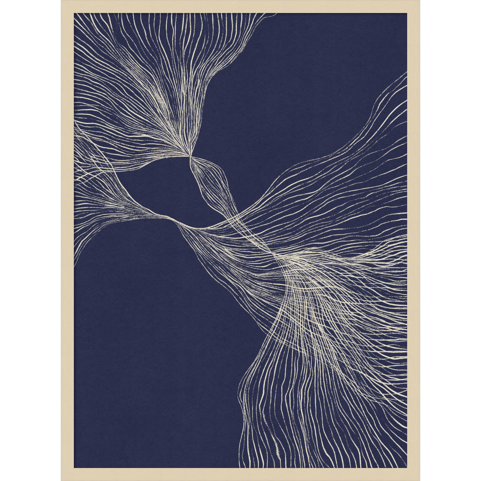 Interaction 1 by Alisa Galitsyna, 33" H x 25" W x 1" D, Brown