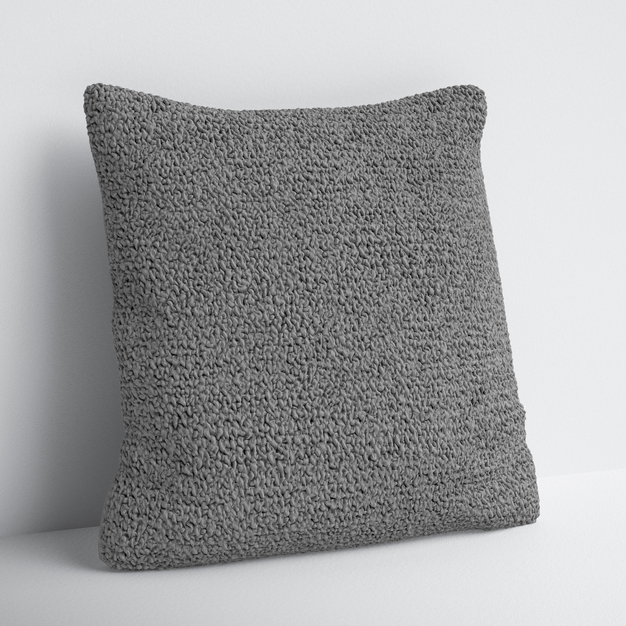 Throw Pillow, Pillow Cover Only - No Insert , Gray