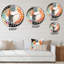 Arunima - Horloge murale géométrique abstraite-296740998