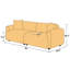 Canapé ultra-confortable 90 po Boucle-499814939