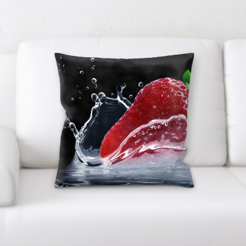 Coussin fraise