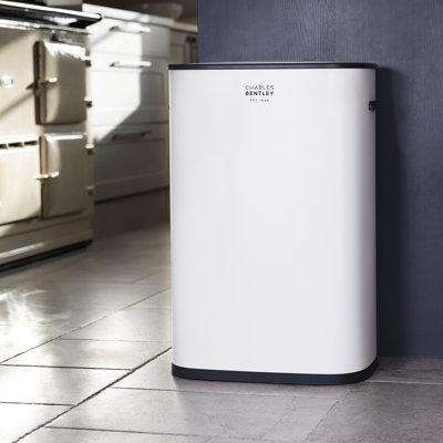 Galvanised Steel Motion Sensor Kitchen Trash Can - 14.53L