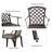 Ethynn Outdoor Stacking Dining Armchair
