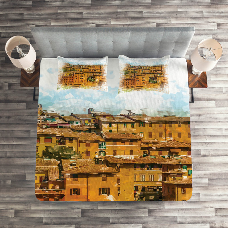Modern & Contemporary Polyester Coverlet, King Bedspread + 2 Shams