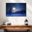 Lune jaune d'Alvord en hiver-107695134