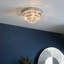 Octavia Glass Flush Mount