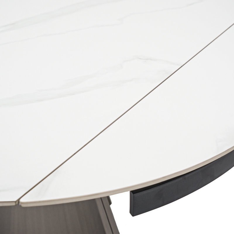 Table de salle à manger extensible, Pandora, H 29,53 po x L 51,18 po x l 51,18 po