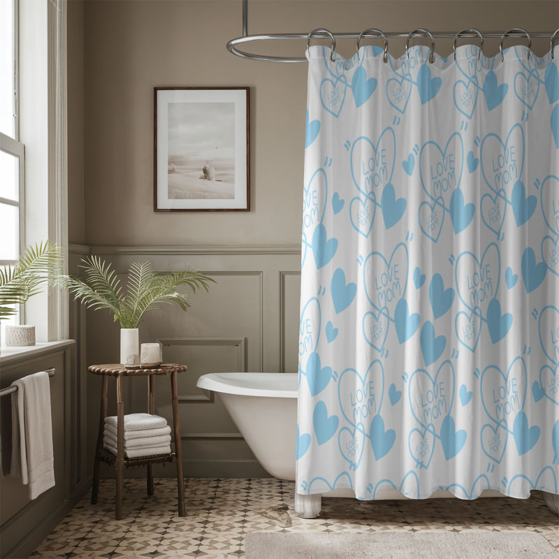 Azure Mom - Premium Shower Curtain 9, 74"H x 71"W