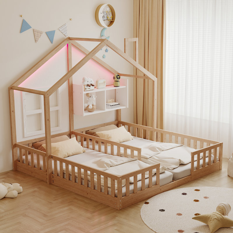Storage Bed, Natural