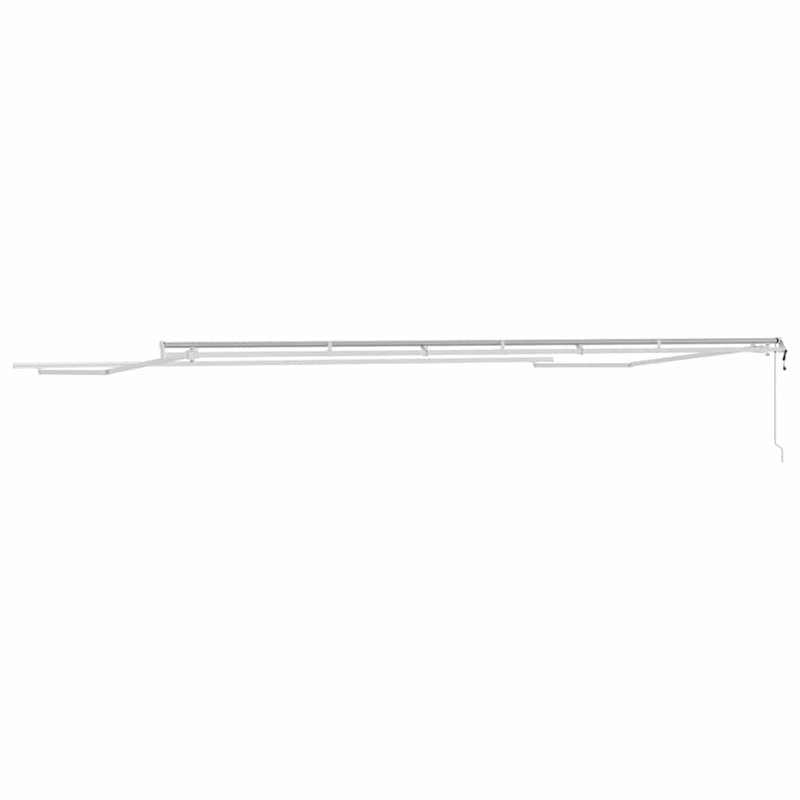VidaXL Retractable Door / Window Awning, White, 600 cm W x 300 cm D