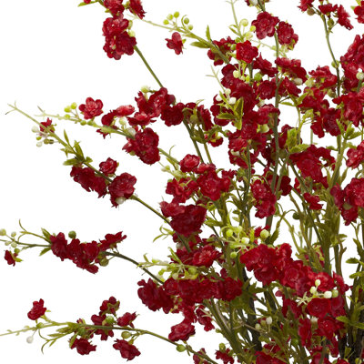 Silk Cherry Blossom Arrangement in Vase