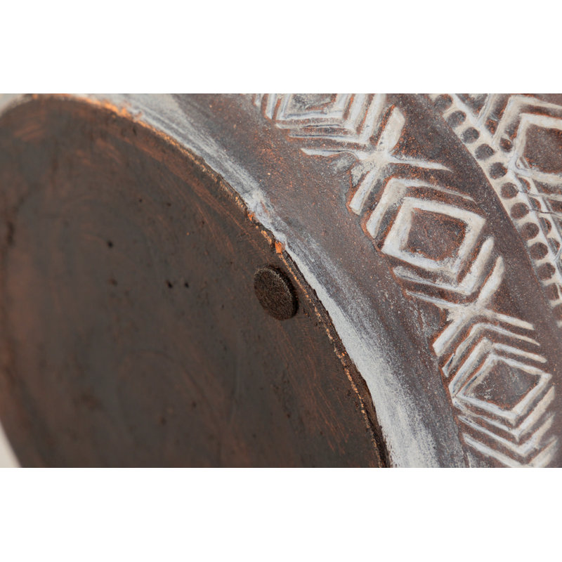 Ceramic / Porcelain Floor Vase, 80cm H x 30cm W x 30cm D, Brown